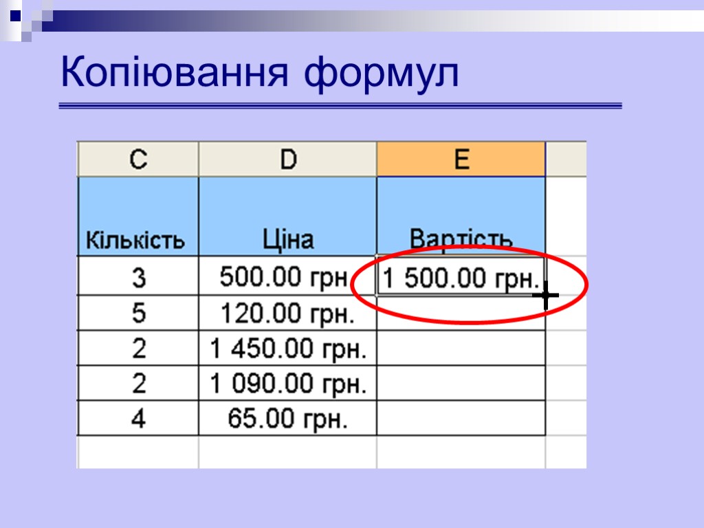 Копіювання формул